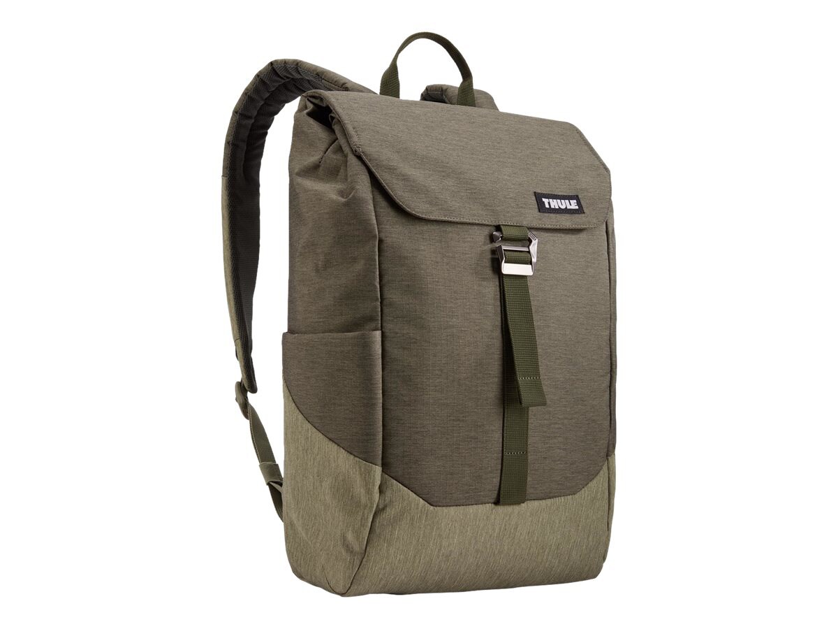 Thule Lithos 16L Laptop Backpack - Forest Night/Lichen