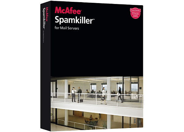 McAfee SpamKiller for Microsoft Exchange Small Business - license + 1st year PrimeSupport Priority Plus - 1 user