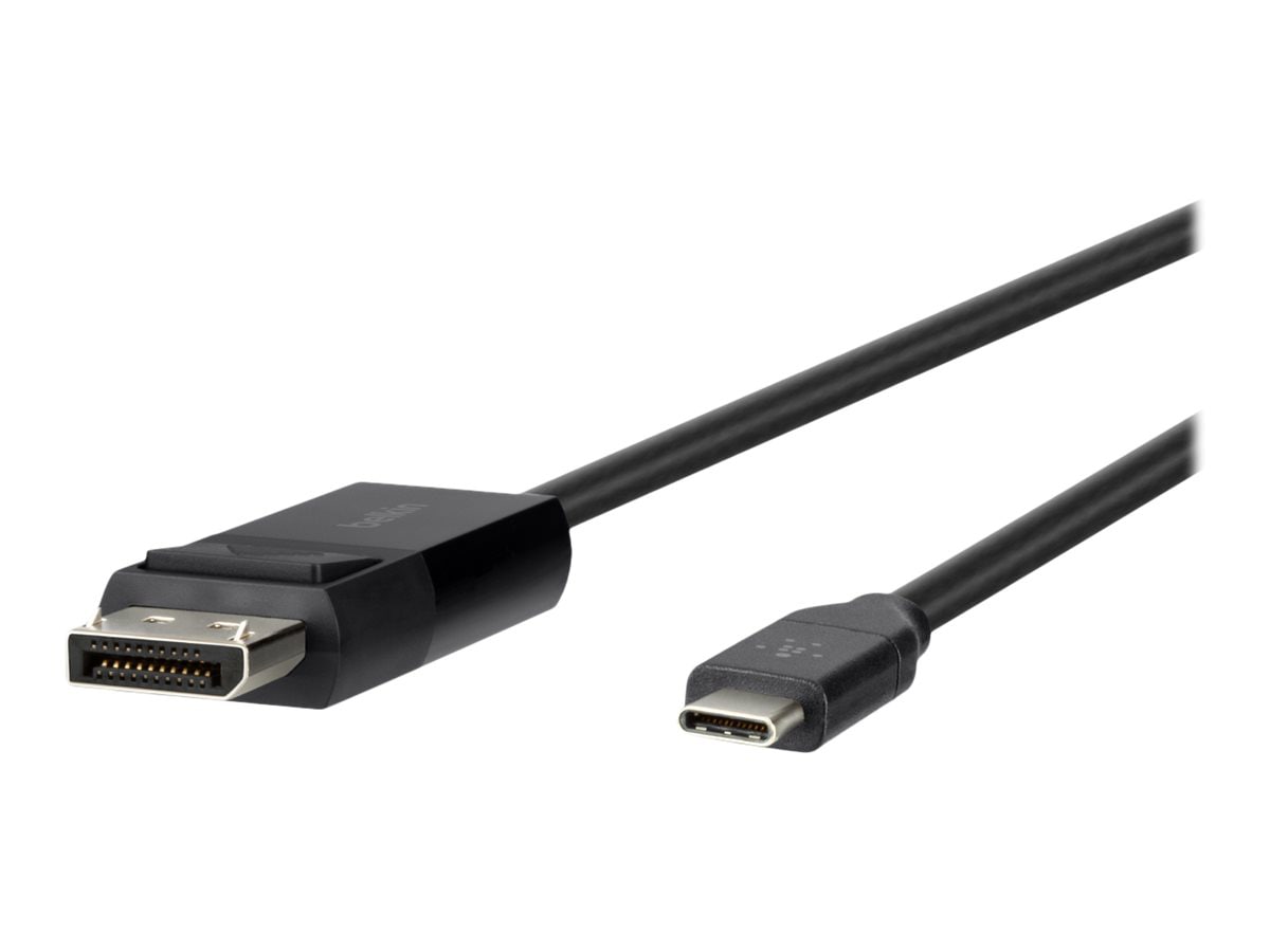 Belkin USB-C to DisplayPort (DP) Cable - 6ft/1.8M, 4k @ 60Hz - Black