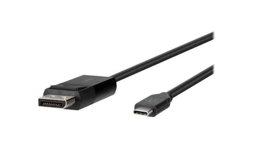 Belkin 6ft USB-C to DisplayPort Cable, 4k at 60Hz, USB-C to DP Adapter, Thunderbolt 3 Compatible