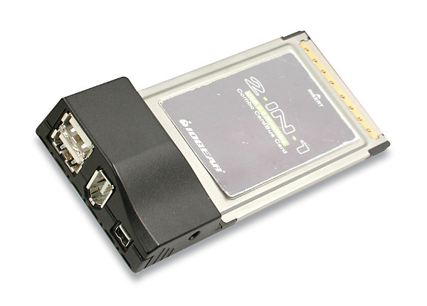 IOGEAR USB 2.0 / FireWire Combo CardBus Card
