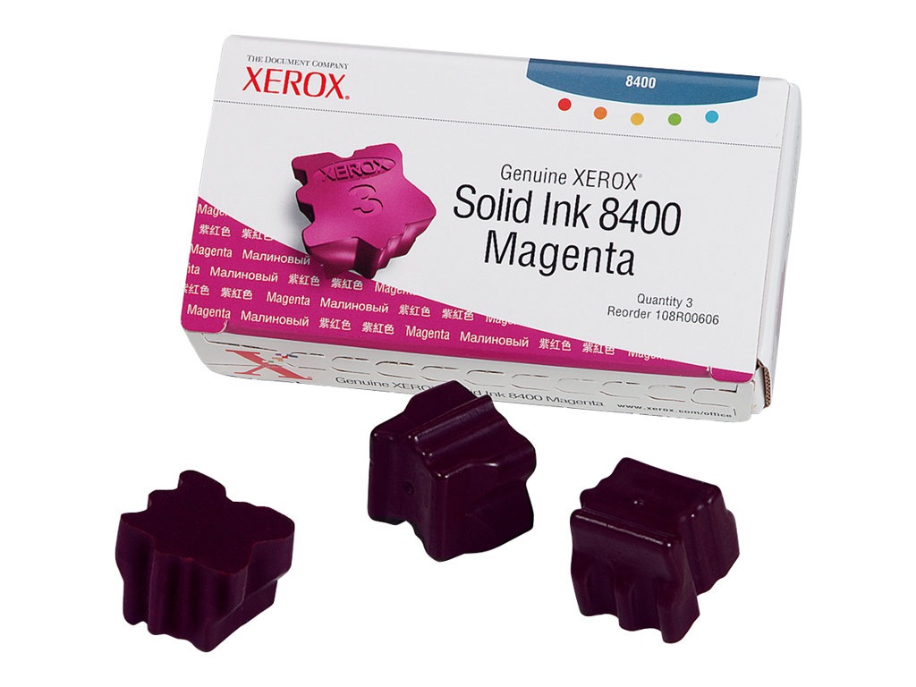 Xerox Solid Ink 8400 Magenta (x3)