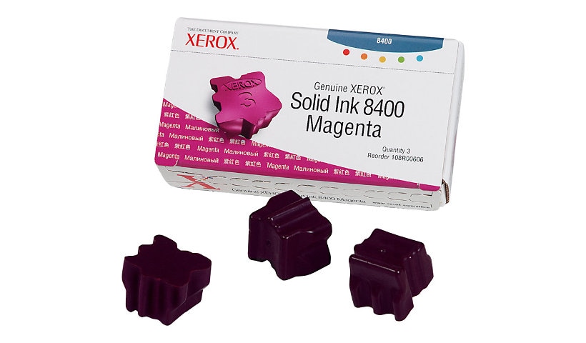 Xerox Solid Ink 8400 Magenta (x3)