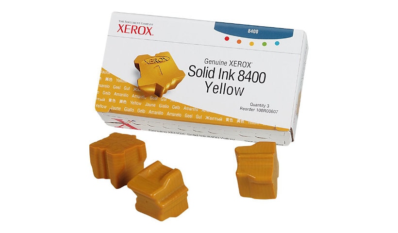 Xerox Phaser 8400 - 3 - yellow - solid inks