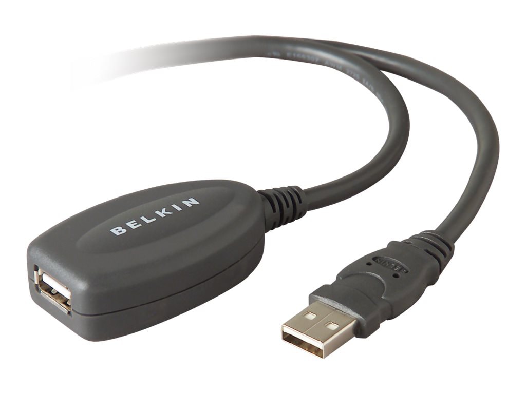 Belkin 16' USB 2.0 Active Extension Cable - Black