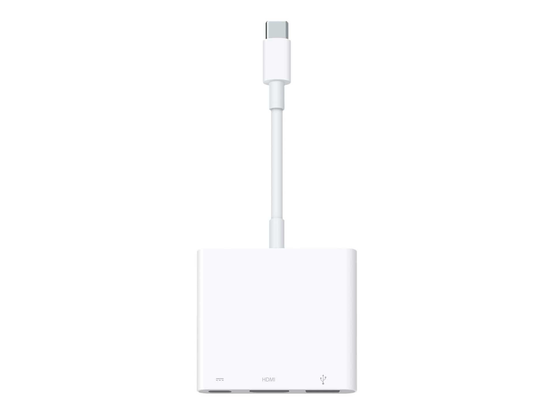 Apple Digital Av Multiport Adapter Video Interface Converter Hdmi Usb Mufam A Usb Cables Adapters Cdw Com