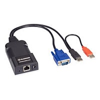 Black Box Agility Zero U KVM-over-IP Transmitter - KVM / USB extender - VGA