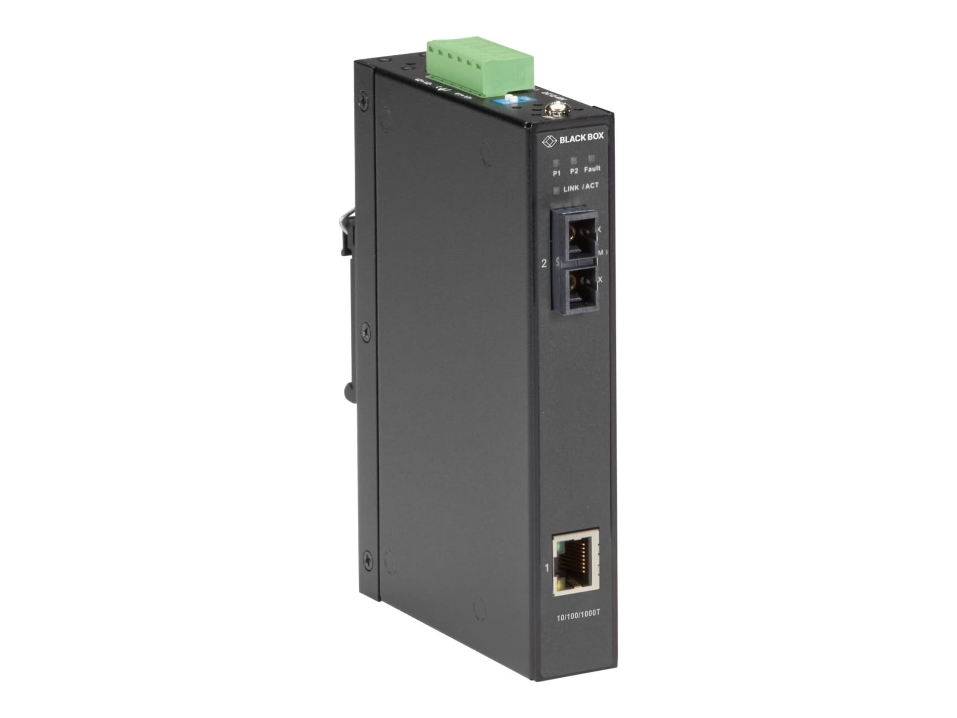 Black Box LGC280 Series LGC281A - fiber media converter - 10Mb LAN, 100Mb L