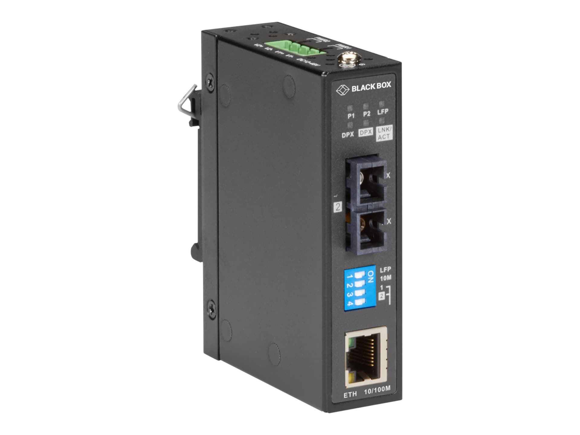Black Box LMC280 Series LMC282A - fiber media converter - 10Mb LAN, 100Mb L