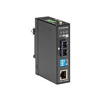 Black Box LMC280 Series LMC282A - fiber media converter - 10Mb LAN, 100Mb LAN - TAA Compliant