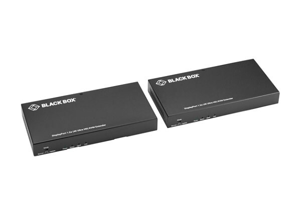 Black Box KVM-Extender DisplayPort, UHD 4K, Audio, USB 2.0, RS232 - KVM / audio / serial / USB extender - HDBaseT