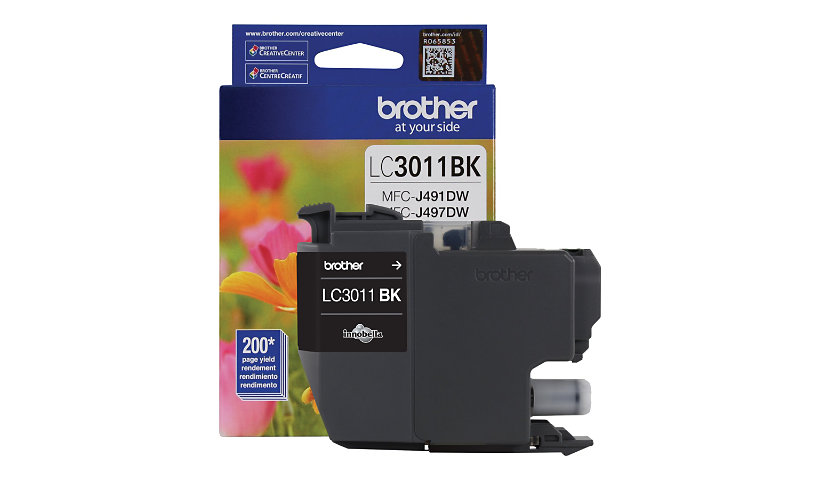 Brother LC3011BK With Sensor - noir - original - cartouche d'encre