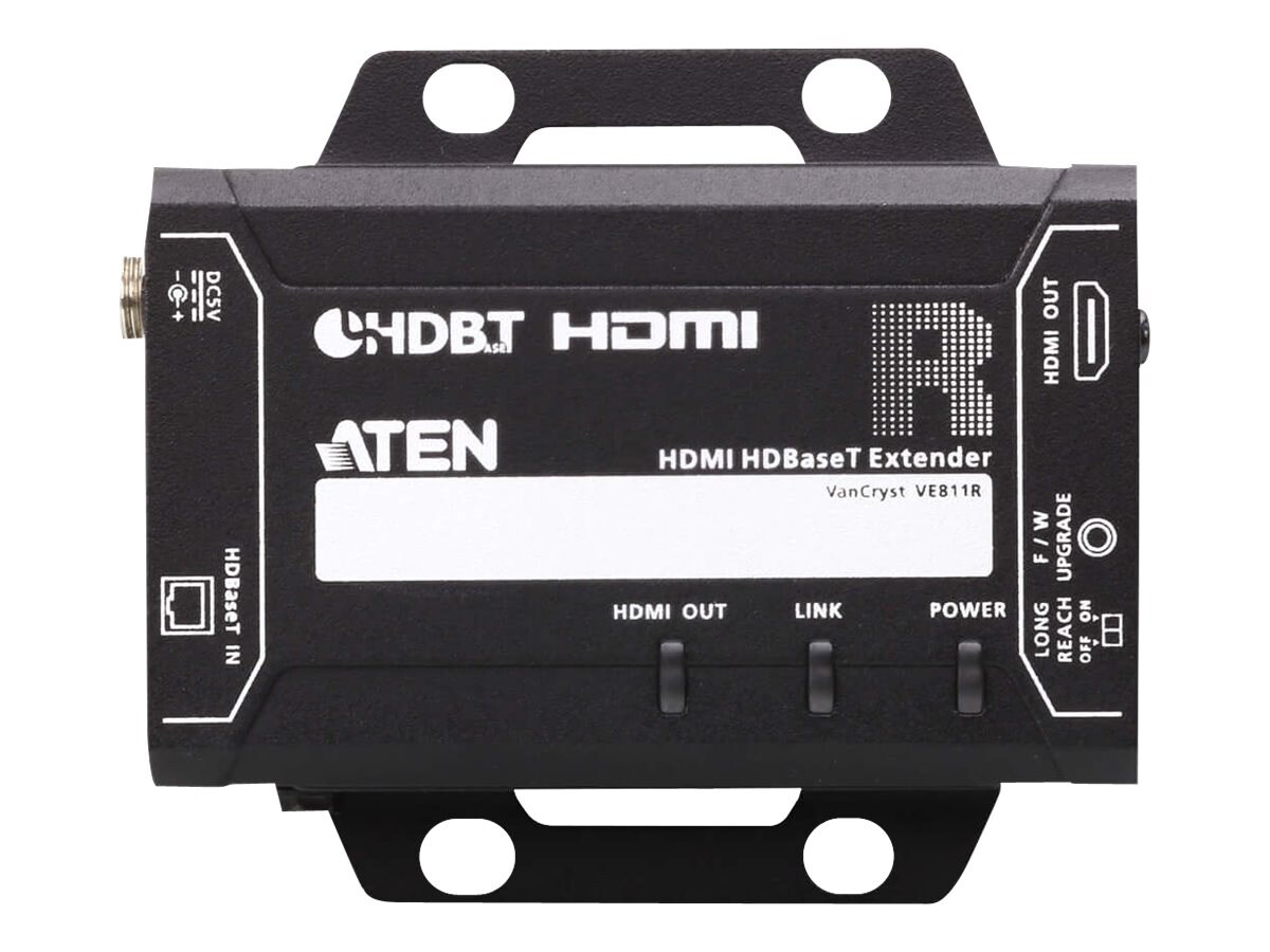 ATEN VanCryst VE811 HDMI HDBaseT Extender - transmetteur et récepteur - prolongateur audio/vidéo - HDBaseT