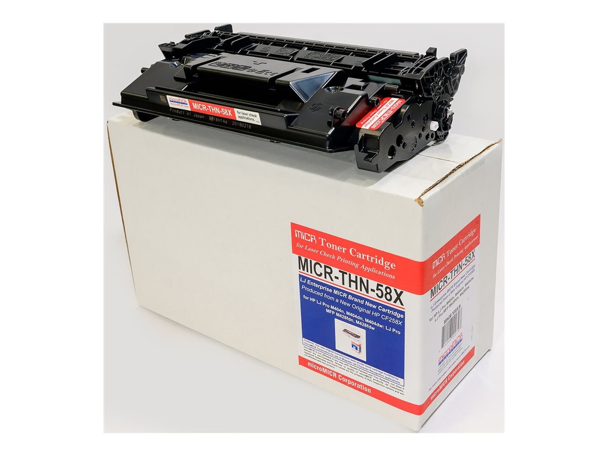 microMICR - black - compatible - MICR toner cartridge (alternative for: HP CF258X)