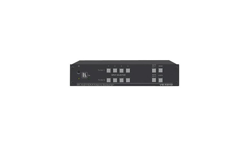 Kramer VS-42H2 4x2 18G 4K HDR HDMI 2.0 HDCP 2.2 Matrix Switcher - video/aud