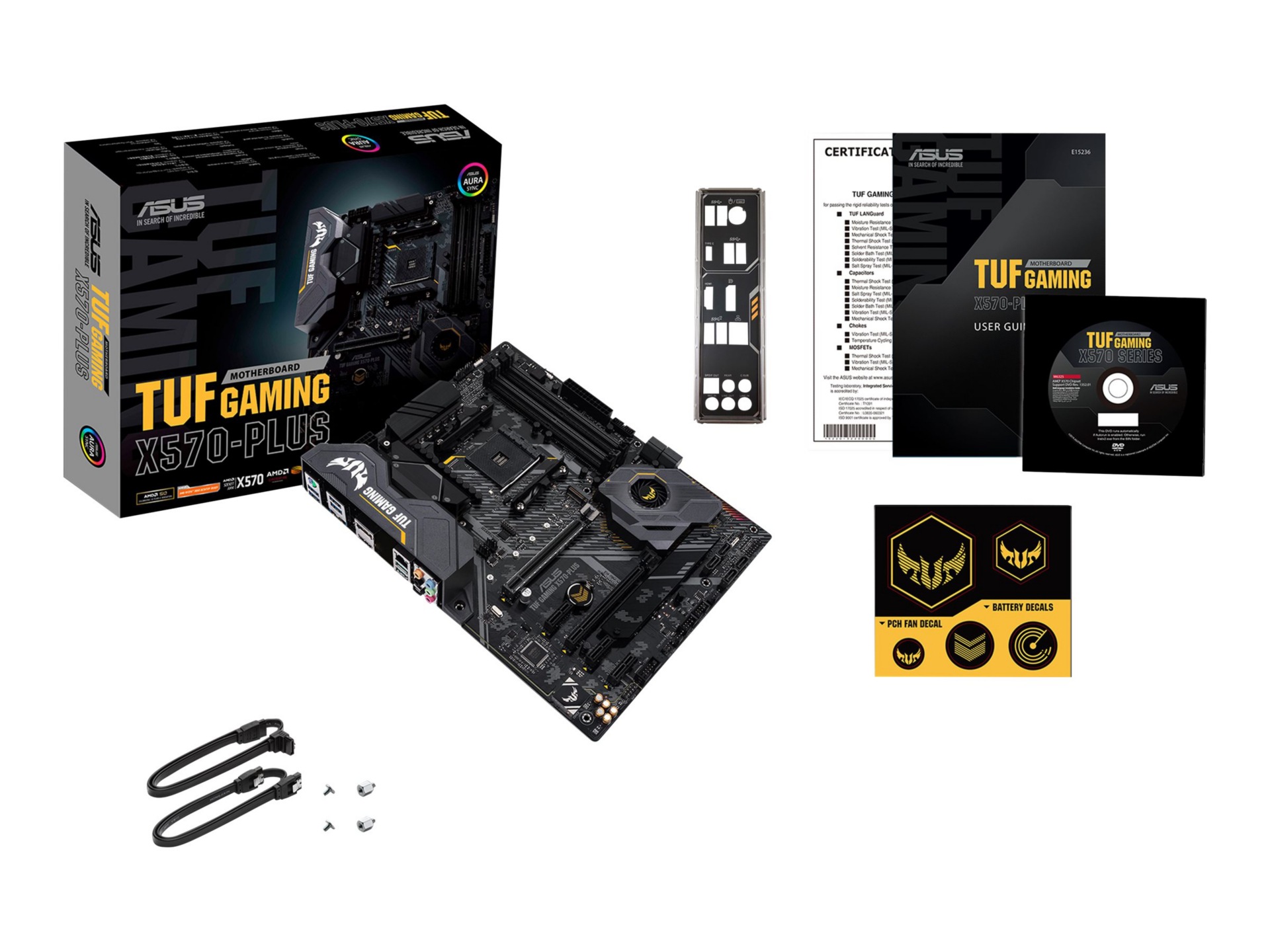 ASUS TUF GAMING X570-PLUS - motherboard - ATX - Socket AM4 - AMD X570