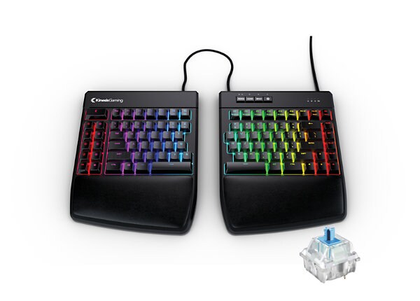 Kinesis Freestyle Edge RGB Keyboard with MX Blue Switches