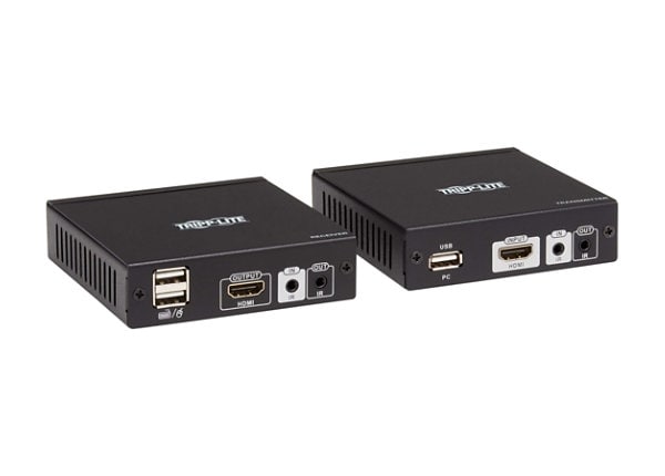 Tripp Lite HDMI HDBaseT KVM Console Extender over Cat6 - 2 USB Ports, IR,  4K @ 30 Hz, 1080p 70 m - - B013-HU-4K - KVM Extenders 