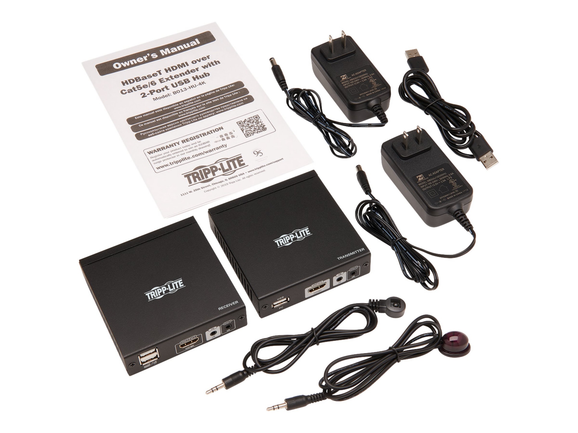 Eaton Tripp Lite Series HDMI HDBaseT KVM Console Extender - Thumbnail 5