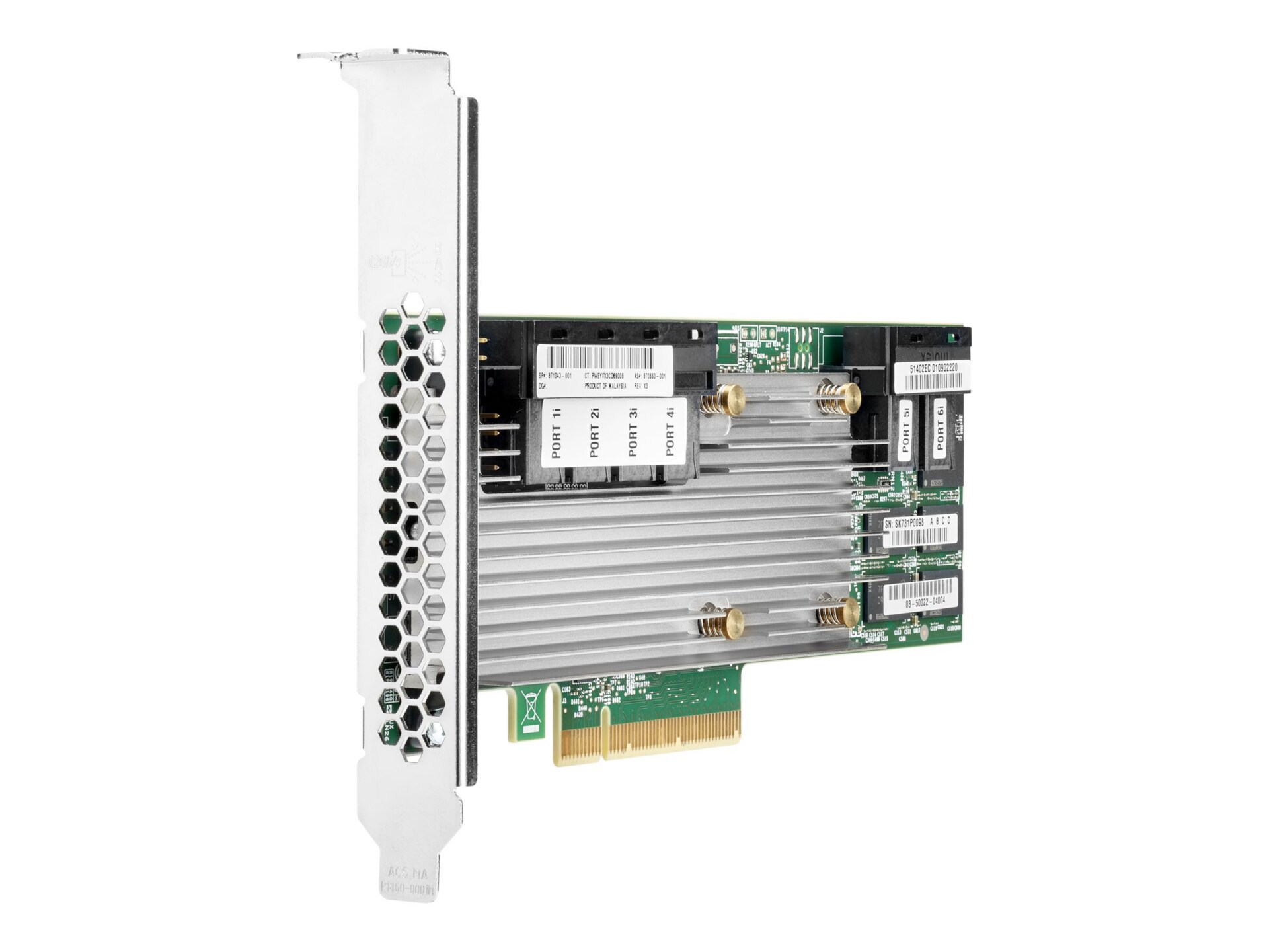 HPE Smart Array P824i-p MR Gen10 - contrôleur de stockage (RAID) - SATA 6Gb/s / SAS 12Gb/s - PCIe 3.0 x8