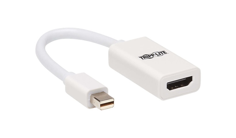 Tripp Lite Mini DisplayPort to HDMI Active Adapter 4K M/F White mDP to HDMI - adapter - DisplayPort / HDMI - 3.9 in
