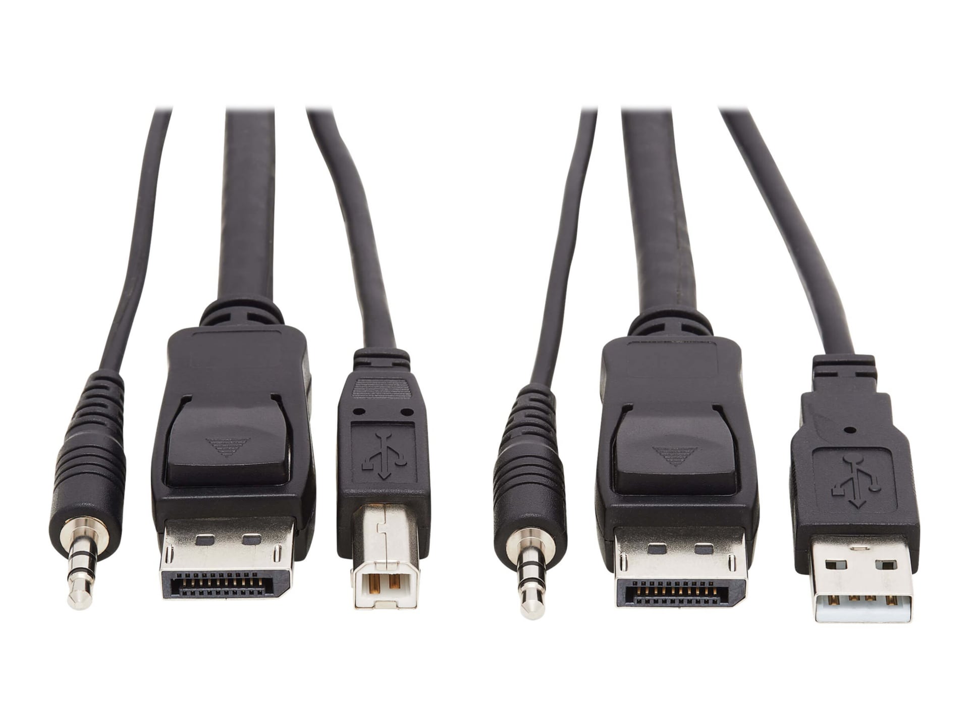 Eaton Tripp Lite Series DisplayPort KVM Cable Kit 3 in 1 4K DisplayPort USB
