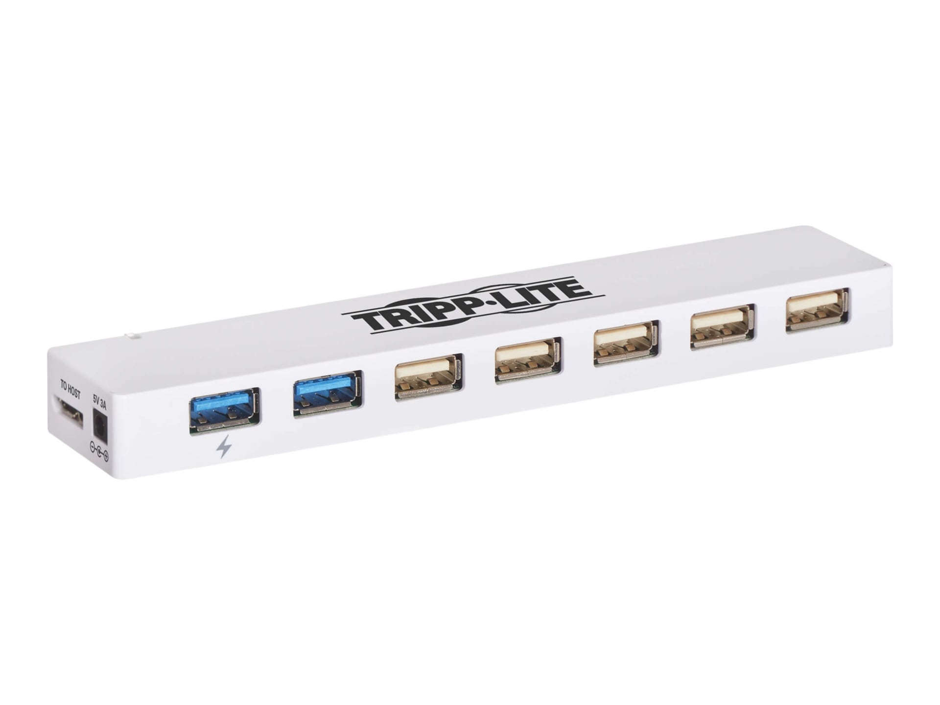 Tripp Lite 7-Port USB 3.0 / USB 2.0 Combo Hub - USB Charging, 2 USB 3.0 & 5  USB 2.0 Ports - hub - 7 ports - U360-007C-2X3 - USB Hubs 