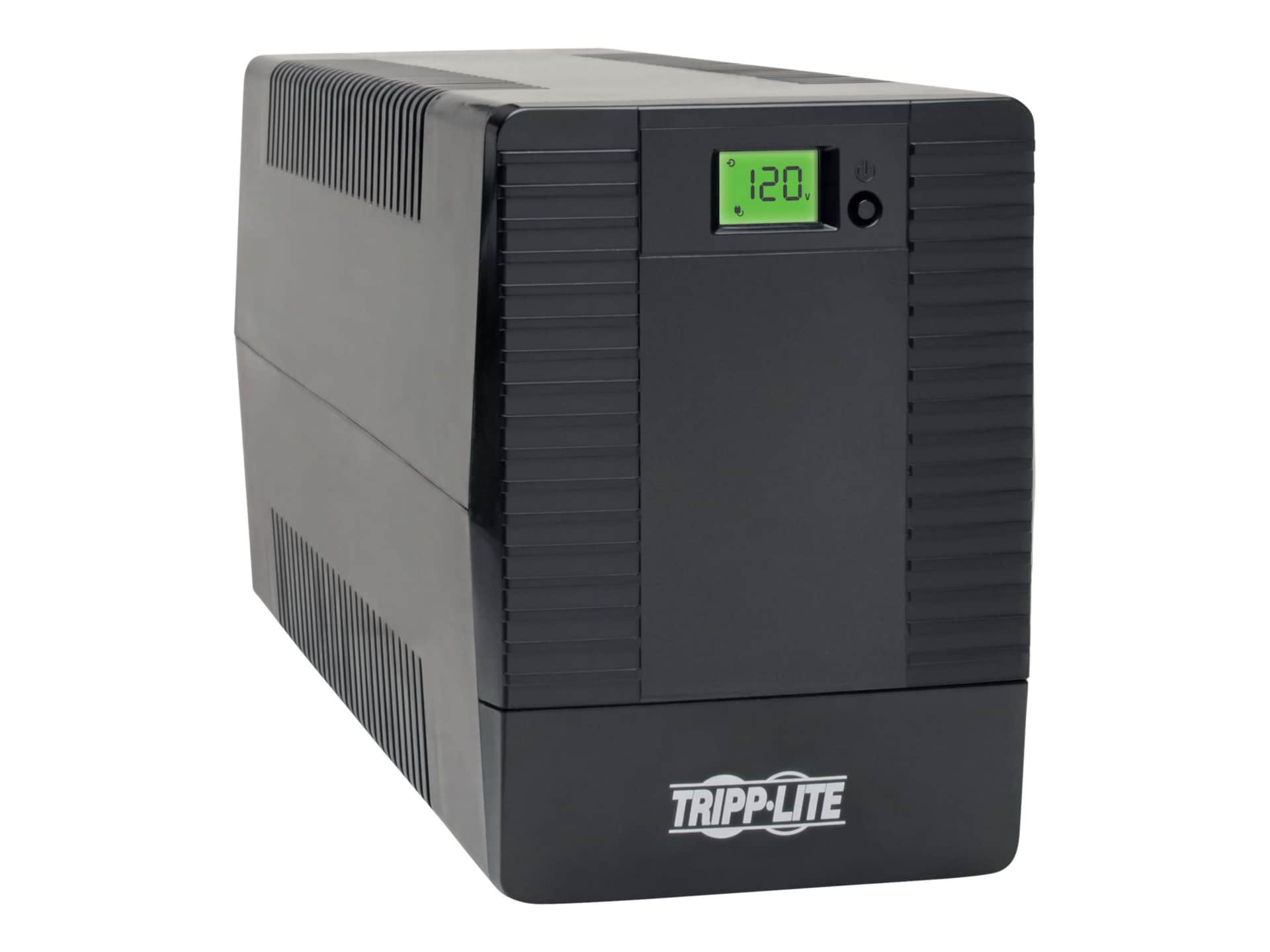 Tripp Lite 1440VA 1200W UPS Smart Tower Battery Back Up Desktop AVR USB LCD - UPS - 1200 Watt - 1440 VA