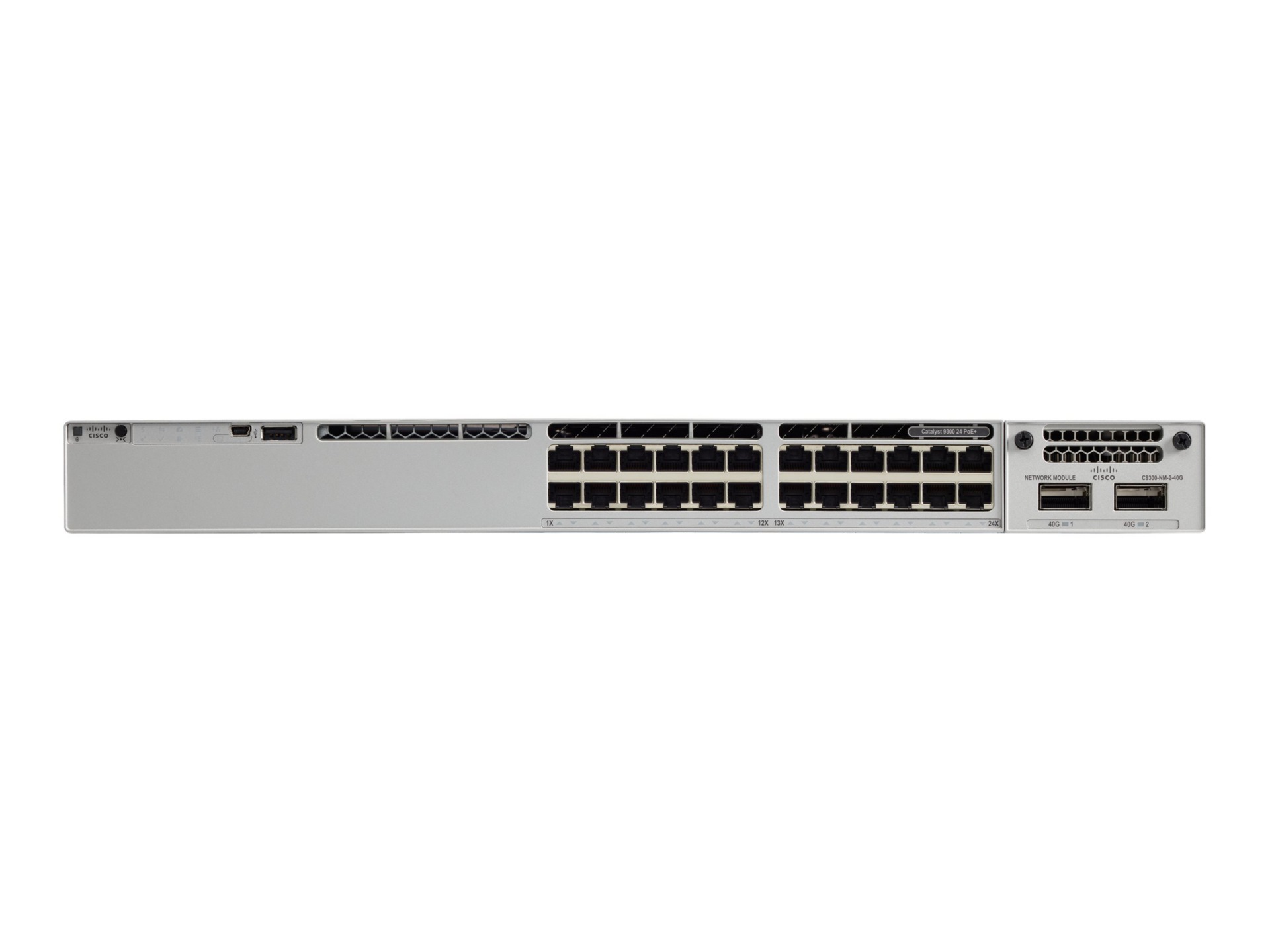 Cisco Catalyst 9300 - Network Advantage - switch - 24 ports - managed - rack-mountable