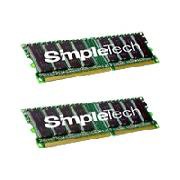 SimpleTech Premium Brand - memory - 1 GB ( 2 x 512 MB ) - DIMM 184-pin - DDR