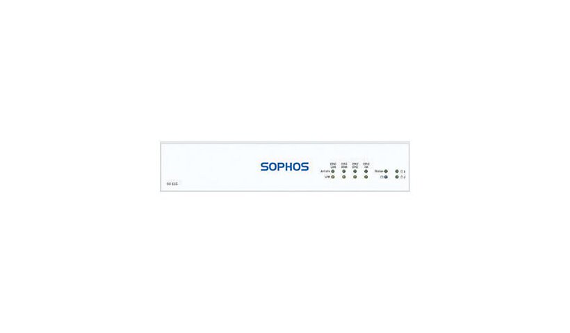 Sophos SG 105 - Rev 3 - security appliance - with 1 year TotalProtect 24x7