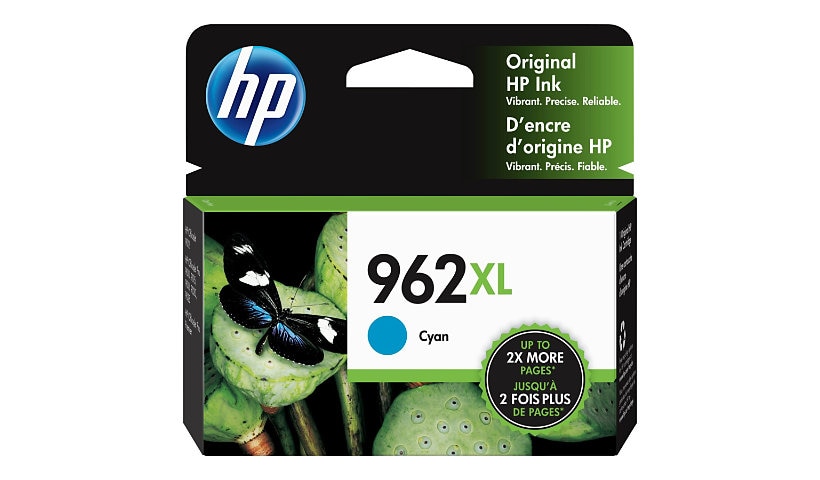 HP 962XL Original High Yield Inkjet Ink Cartridge - Cyan - 1 Each