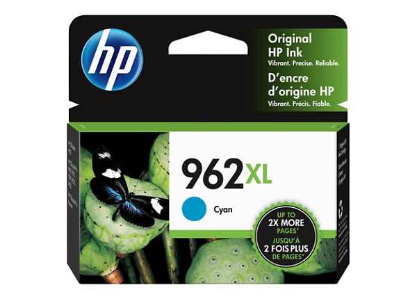 HP 962XL (3JA00AN) Original High Yield Inkjet Ink Cartridge - Cyan - 1 Each - 1600 Pages HP 962XL (3JA00AN) Original High Yield Inkjet Ink Cartridge - Cyan - 1 Each - 1600 Pages
