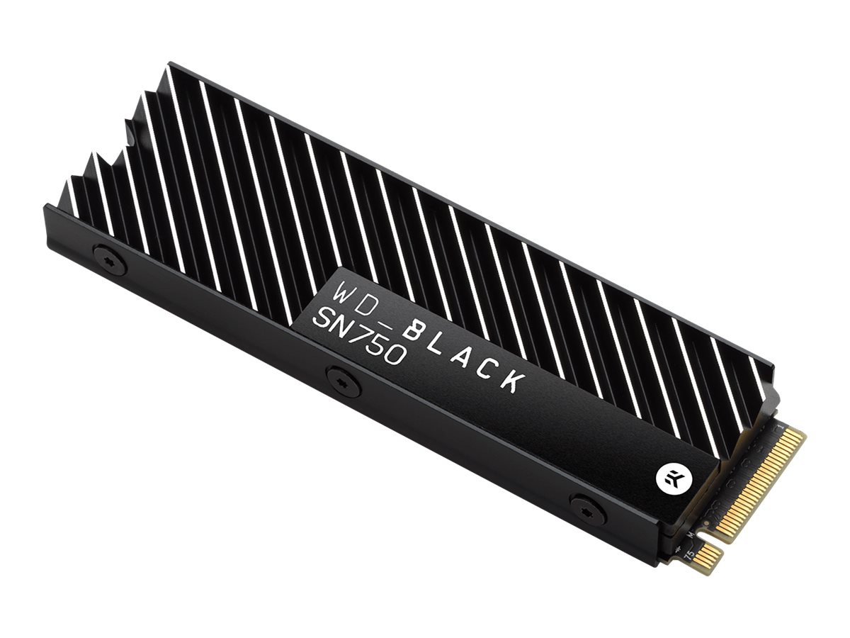 WD BLACK 1TB SN750 NVME HEATSINK