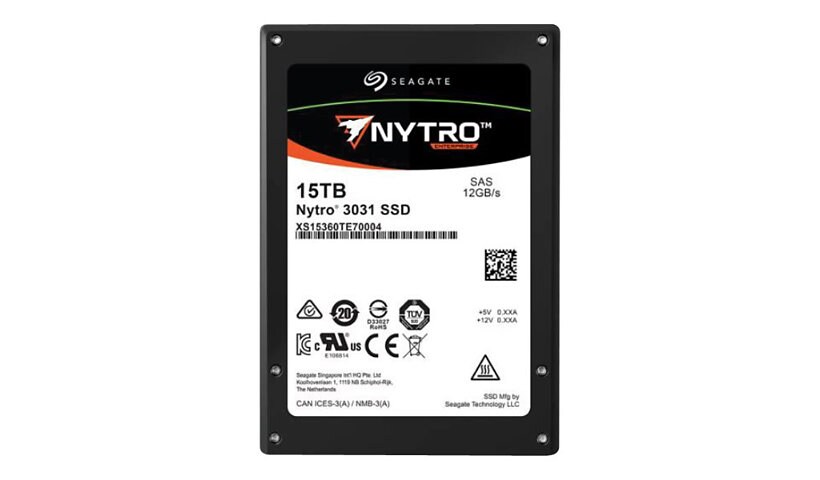 Seagate Nytro 3131 XS7680TE70004 - Disque SSD - 7.68 To - SAS 12Gb/s