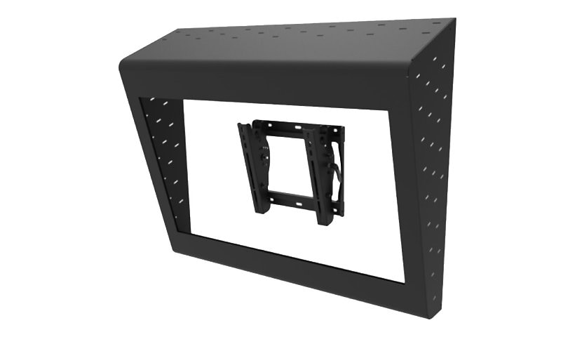 Peerless-AV Ligature Resistant Display Enclosure - mounting kit - for LCD display - black