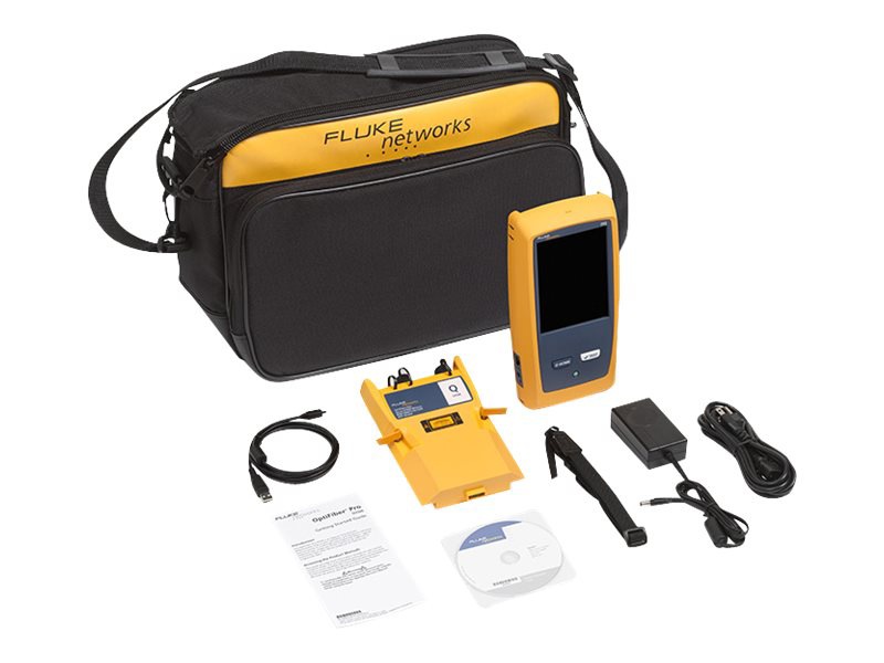 Fluke OptiFiber Pro Quad OTDR V2 kit with Wi-Fi - network tester kit
