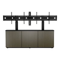 Avteq CREDENZA3-V-THIN - 3-Bay Dual Monitor Bundle - cabinet unit - for 2 LCD displays / video conference system