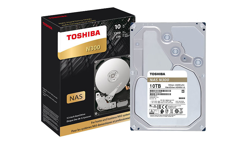 Toshiba N300 NAS - hard drive - 10 TB - SATA 6Gb/s