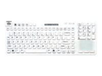 Man & Machine Really Cool Touch - keyboard - with touchpad - hygienic white