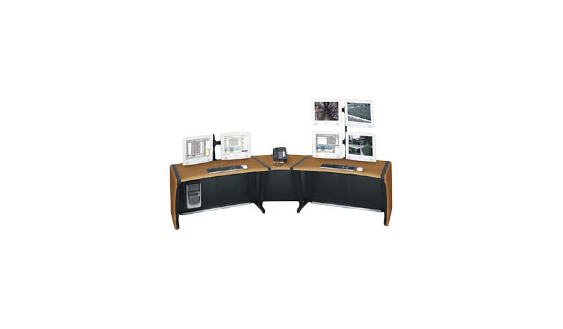 Middle Atlantic 48" Add-A-Bay LCD Monitoring Desk - Dark Cherry