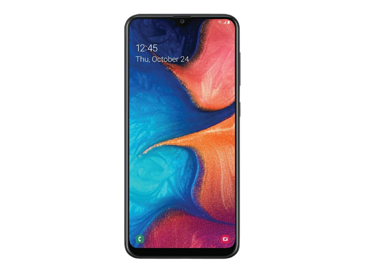 Samsung Galaxy A20 - black - 4G - 32 GB - GSM - smartphone