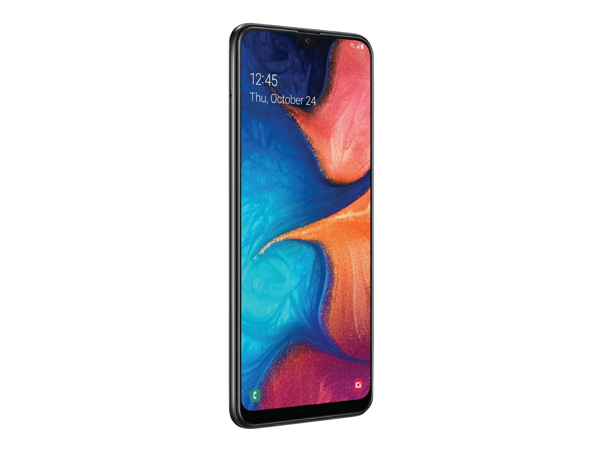 Thumbnail 3 of 6 for Samsung Galaxy A20 - black - 4G - 32 GB - GSM - smartphone