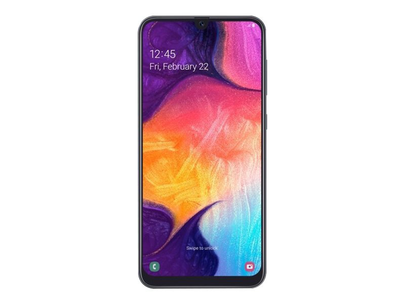 Samsung Galaxy A50 - black - 4G - 64 GB - GSM - smartphone