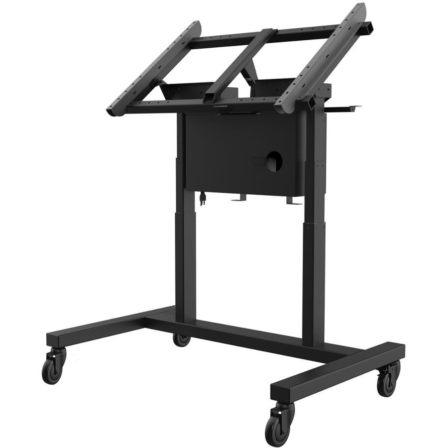 Peerless-AV SmartMount - cart - motorized - for interactive flat panel / mini PC - black