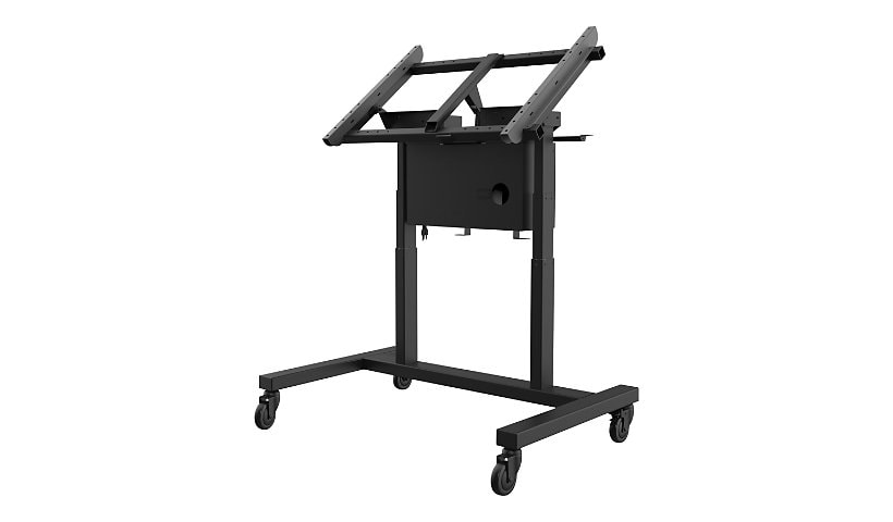 Peerless-AV SmartMount - cart - motorized - for interactive flat panel / mini PC - black