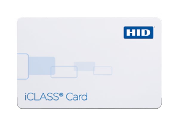 HID iCLASS 32K Bits 16k/16 + 16k/1 Programmed PVC Smart Card