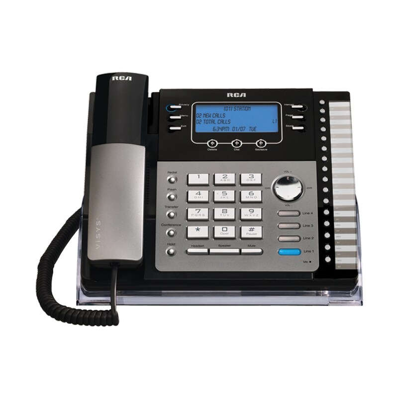 RCA 4-Line Small Business System Desk Phone