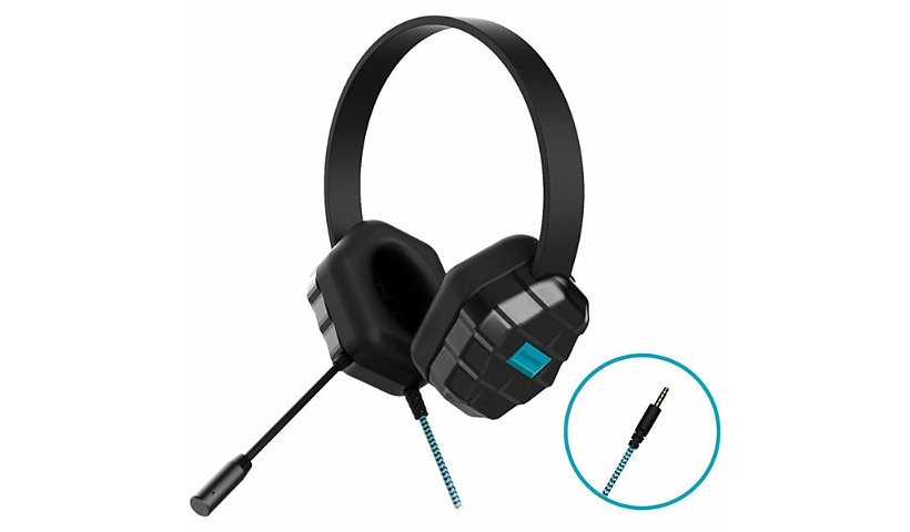 DropTech Headphones with Mic B1 - Black