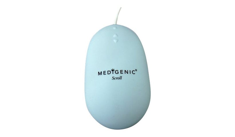 Medigenic Medical Scroll - mouse - PS/2, USB - light blue